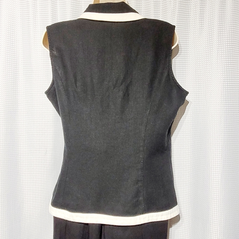 VTG 80s Chadwick's Linen Wrap Blouse Women's (12) - Picture 2 of 6